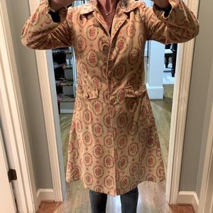 Anthropologie Cotton fall coat